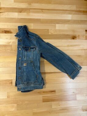 Carhartt Medium Blue Denim Work Jacket